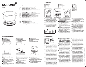 Manuale Korona 76112 Roy Bilancia da cucina