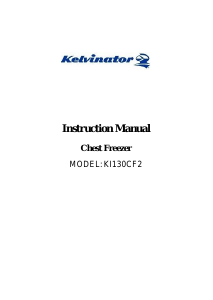 Manual Kelvinator KI130CF2 Freezer