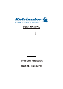Manual Kelvinator KI265UFM Freezer
