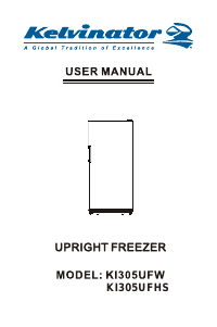 Manual Kelvinator KI305UFHS Freezer