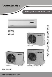 Manual Amcor AWS 120HR Air Conditioner