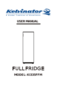 Manual Kelvinator KI335FFM Freezer