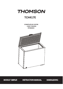 Manual Thomson TCH 417 E Freezer