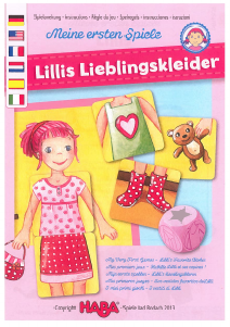 Manual Haba 7442 Lillis Favourite Clothes