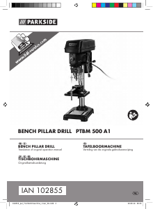 Manual Parkside PTBM 500 A1 Drill Press