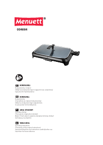 Instrukcja Menuett 004-884 Grill stołowy