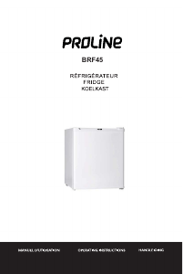 Mode d’emploi Proline BRF45 Réfrigérateur
