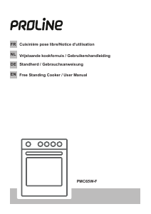 Mode d’emploi Proline PMC 65W-F Cuisinière