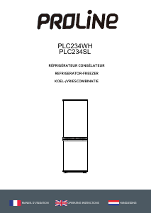 Manual Proline PLC234WH Fridge-Freezer