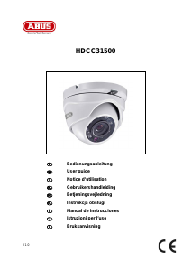 Manuale Abus HDCC31500 Videocamera di sorveglianza