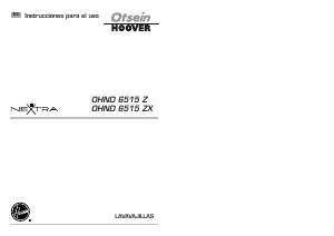 Manual de uso Otsein-Hoover OHND 6515 ZX-37 Lavavajillas