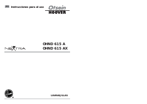 Manual de uso Otsein-Hoover OHND 615 AX 37 Lavavajillas