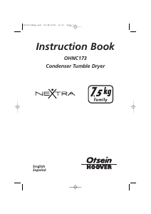 Manual de uso Otsein-Hoover OHNC 173-37 Secadora