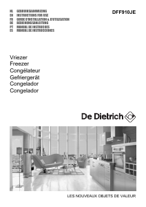 Bedienungsanleitung De Dietrich DFF910JE1 Gefrierschrank