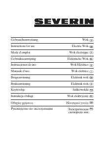 Bruksanvisning Severin BP 2442 Gryta