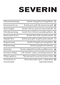 Instrukcja Severin RG 2619 Grill Raclette