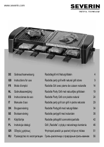 Manuale Severin RG 9640 Raclette grill