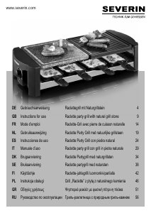 Bedienungsanleitung Severin RG 2683 Raclette-grill