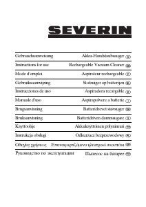 Käyttöohje Severin AH 7909 Käsipölynimuri