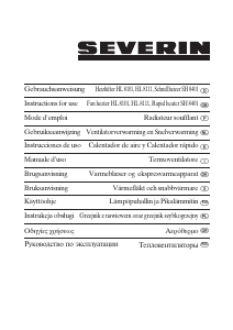 Manuale Severin HL 8101 Termoventilatore