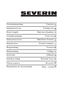 Manuale Severin TO 9232 Forno