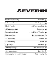 Käyttöohje Severin TO 2030 Uuni