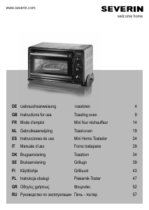 Manuale Severin TO 2053 Forno