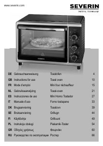 Handleiding Severin TO 9720 Oven