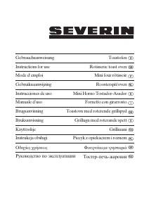 Manual de uso Severin TO 2023 Horno