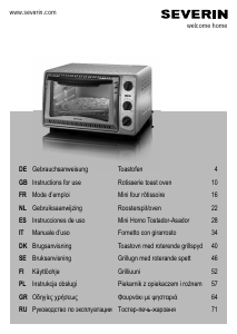 Manuale Severin TO 9488 Forno