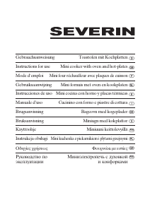 Manual de uso Severin TO 2043 Horno