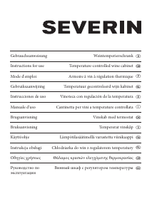 Brugsanvisning Severin KS 9886 Vinkøleskab