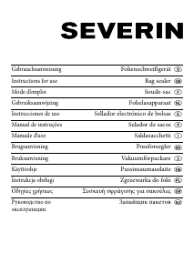 Brugsanvisning Severin FS 3602 Vakuumpakker