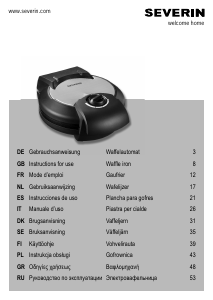 Manuale Severin WA 2102 Macchina per waffle