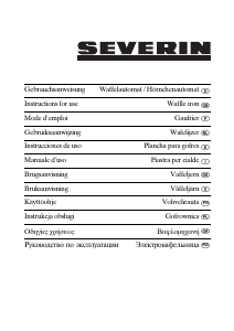 Handleiding Severin WA 2120 Wafelijzer