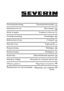 Mode d’emploi Severin HS 7811 Tondeuse