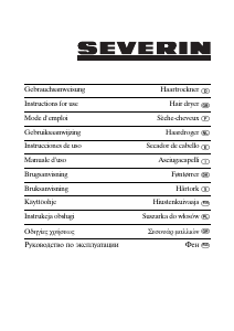 Manual de uso Severin HT 6005 Secador de pelo