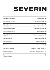 Manuale Severin MW 9718 Microonde