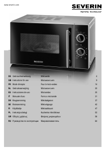 Bedienungsanleitung Severin MW 9721 Mikrowelle