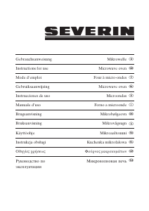 Instrukcja Severin MW 7816 Kuchenka mikrofalowa