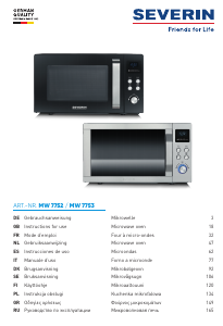 Manuale Severin MW 7752 Microonde