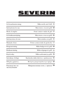 Manual de uso Severin MW 7823 Microondas