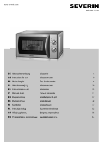 Manuale Severin MW 9709 Microonde