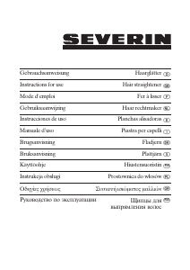 Brugsanvisning Severin HC 6815 Glattejern