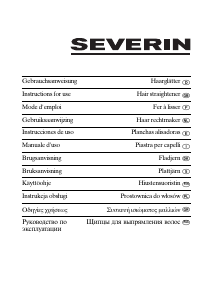 Manual de uso Severin HC 6816 Plancha de pelo