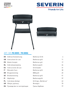 Handleiding Severin PG 8552 Barbecue