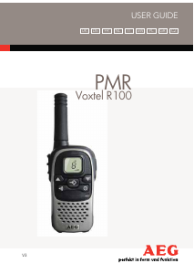 Manuale AEG Voxtel R100 Ricetrasmittente