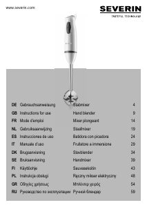 Manual Severin SM 3732 Hand Blender