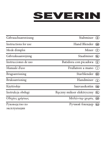 Bedienungsanleitung Severin SM 3808 Stabmixer
