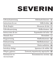 Bruksanvisning Severin SM 9683 Mjölkskummare